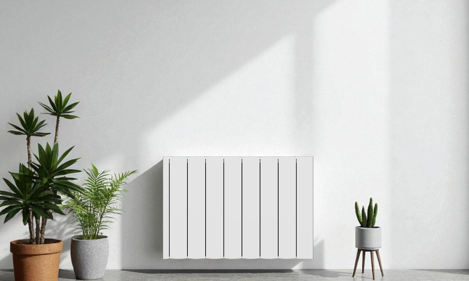 Spaarzame digitale accumulerende speksteenradiatoren met thermische inertie – plug & play  via gewoon stopcontact – mobiel of vast